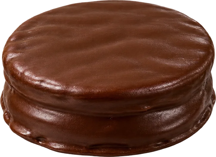 Alfajor premium de 45 gramos, más pequeño